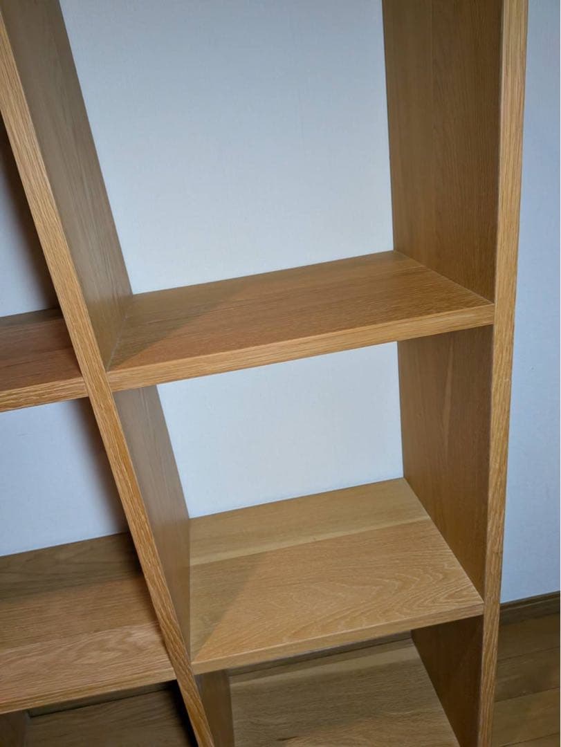 ■送料込■無印良品 スタッキングシェルフ 3×2 木製家具棚MUJIオーク材収納