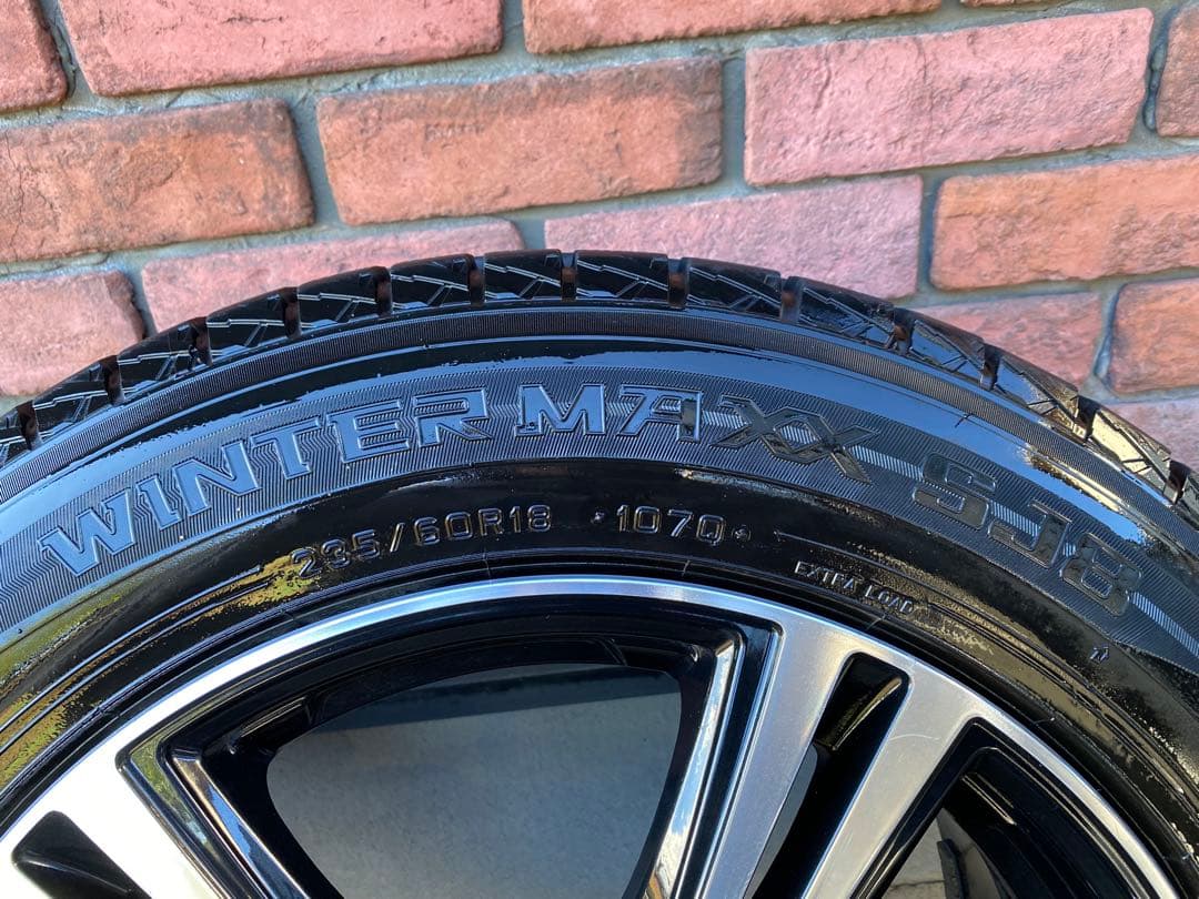DUNLOP WINTERMAX 235/60R18 18インチ ホイールセット