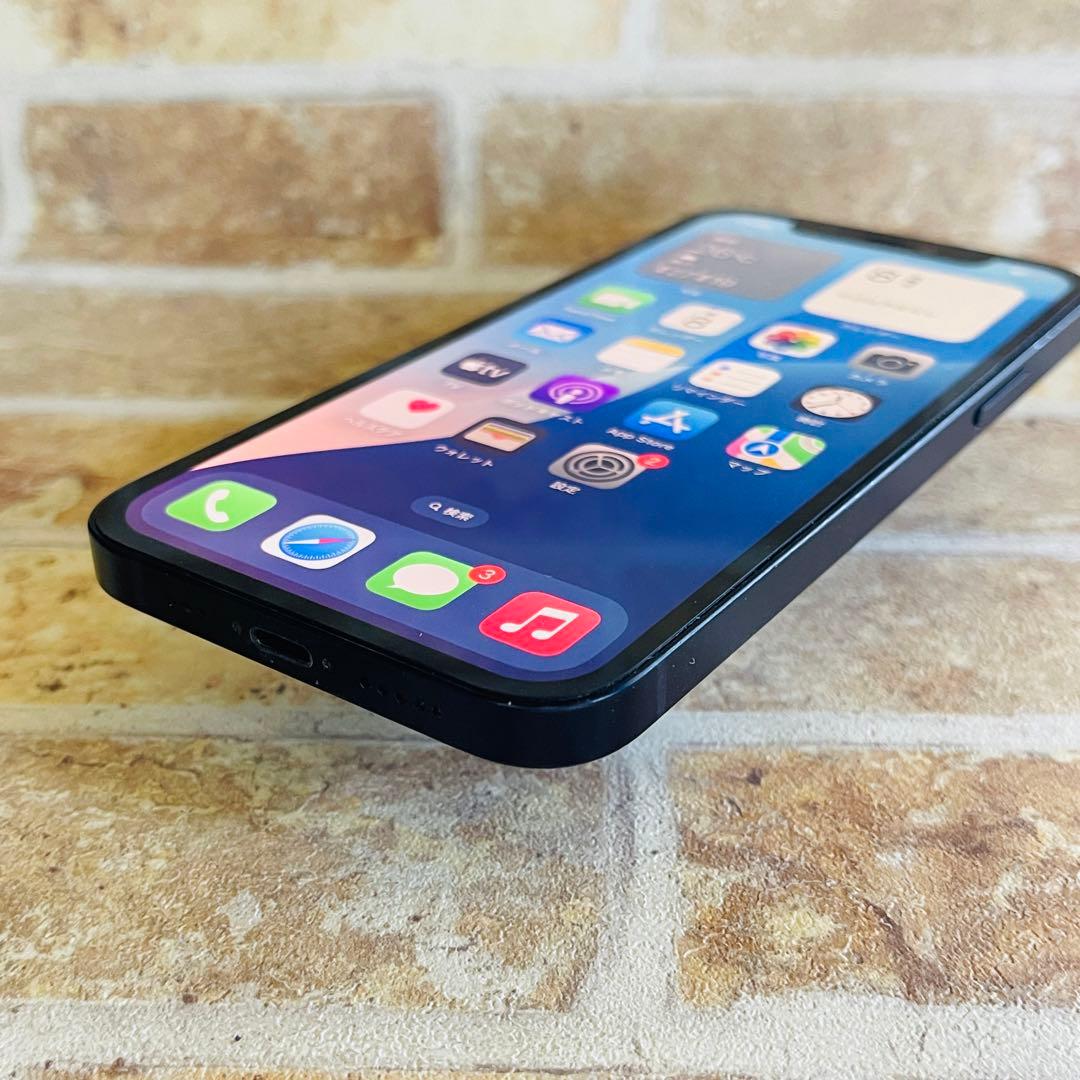 訳あり SIMフリー iPhone12 128GB ブラック 電池良好
