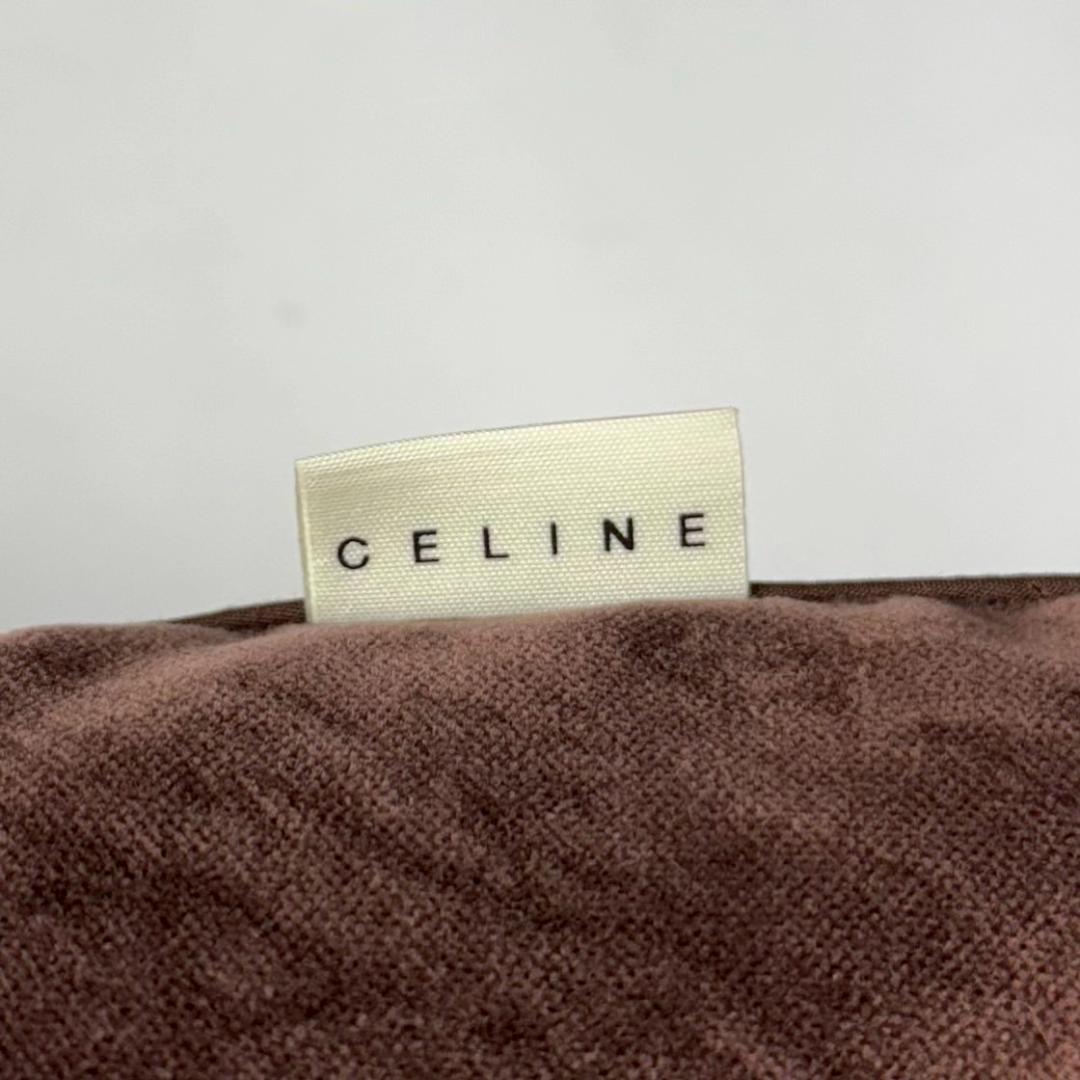 美品 CELINE クッション サルキー ベロア 刺繍