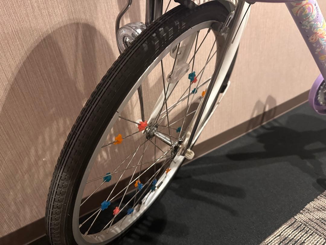 ブリジストン エコパル 薄紫 自転車 20インチ 女の子 直接の引き取り限定！！