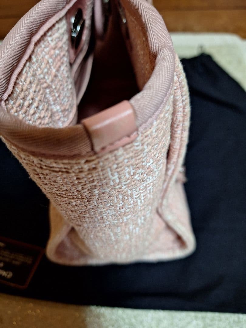CHANEL ドーヴィルチェーントートバッグ