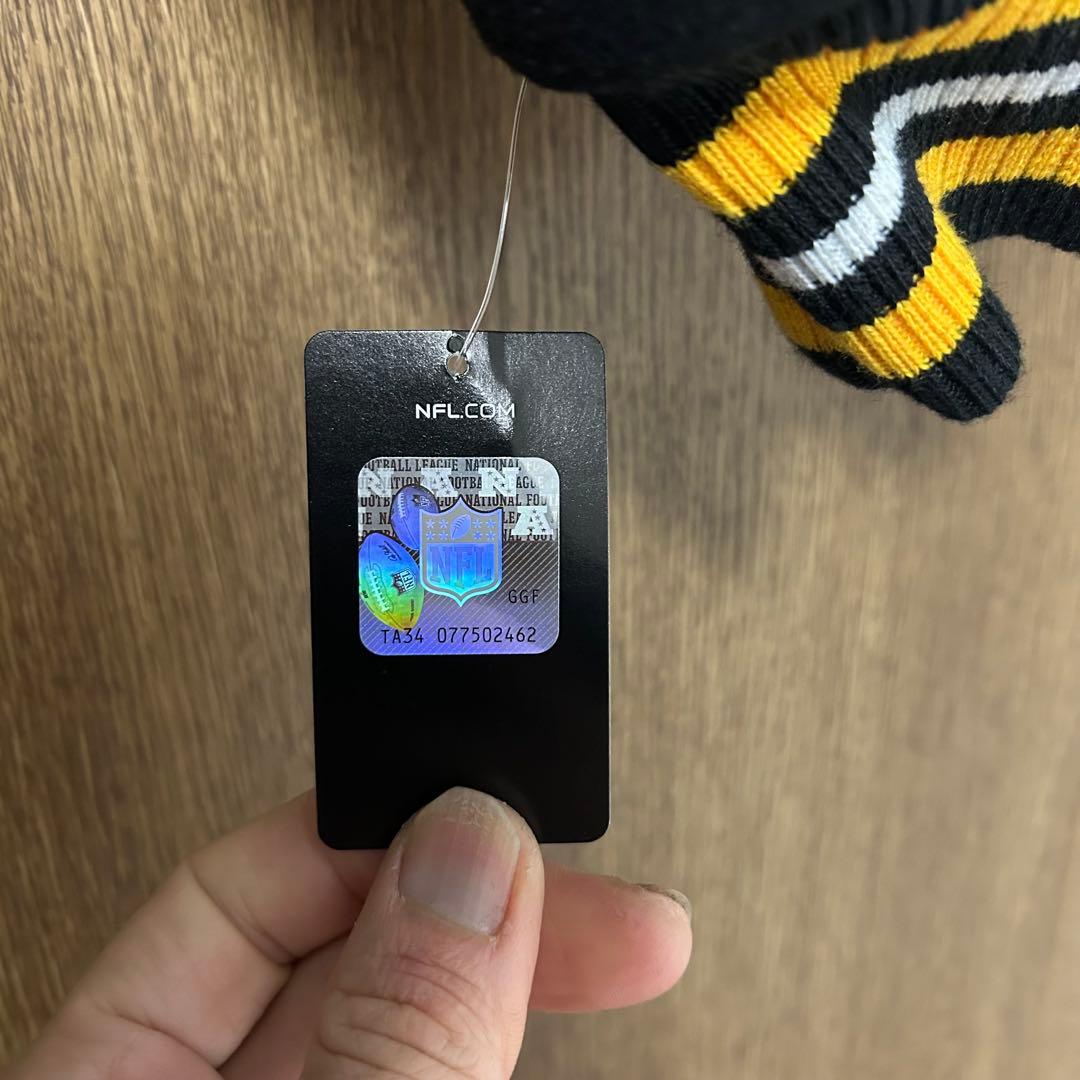 未使用新品 NFL ピッツバーグスティーラーズ リバーシブルスタジャン Sサイズ