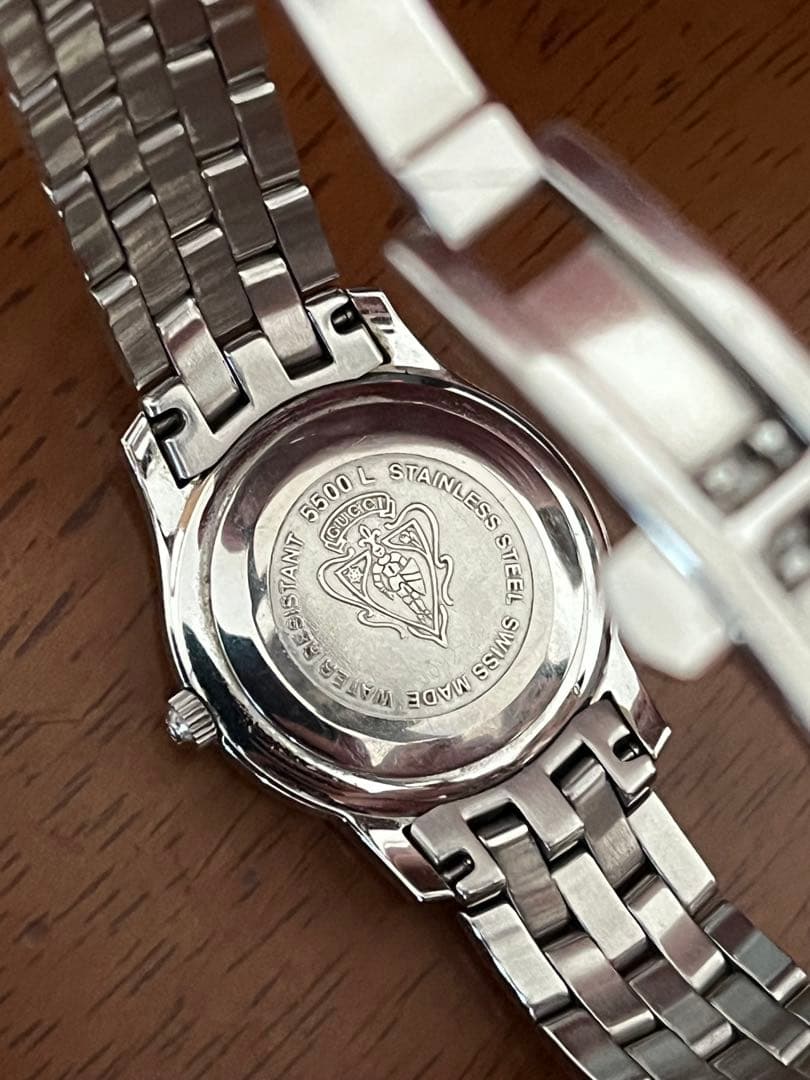 GUCCI ステンレススチール アナログ時計