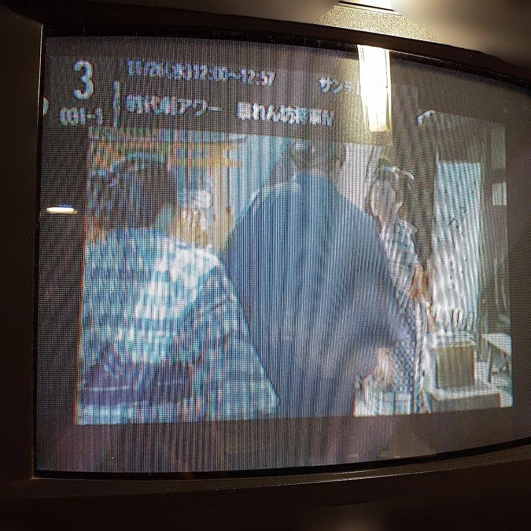 87年製 SONYブラウン管カラーテレビ14型 映像・音声(大小)確認済み