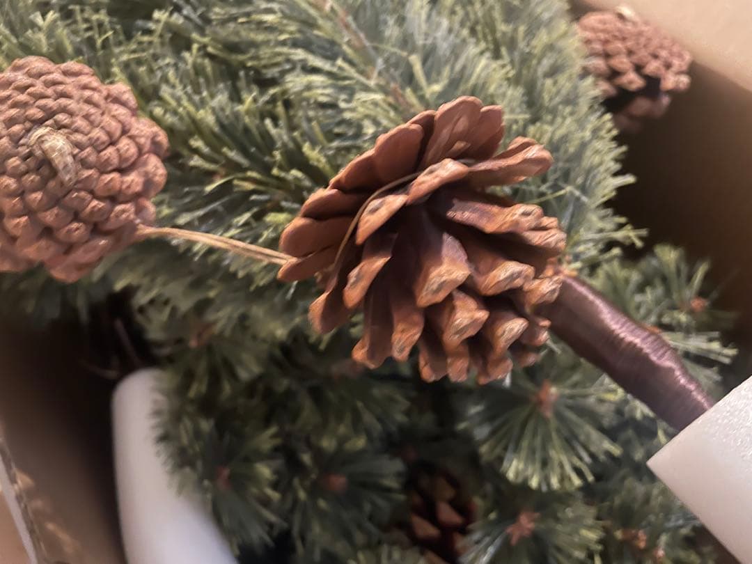 S*O様 150cm クリスマスツリー 松ぼっくり付き