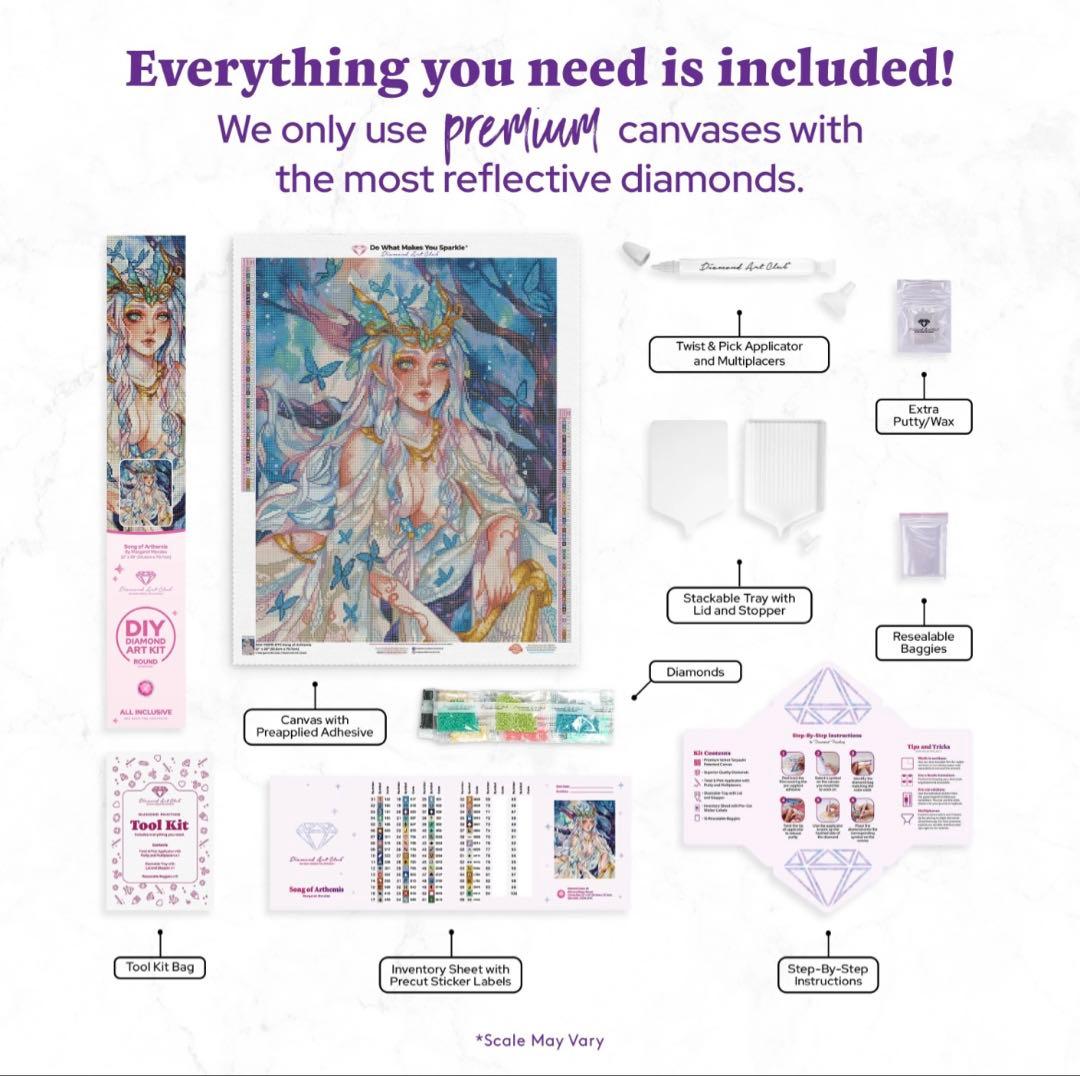 ダイヤモンドアートクラブ完売品 Song of Arthemis