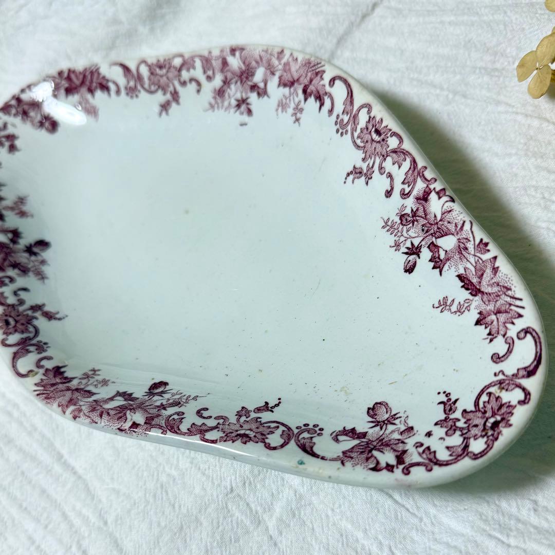 フランスアンティーク　ラヴィエ　プレート　お皿　蚤の市