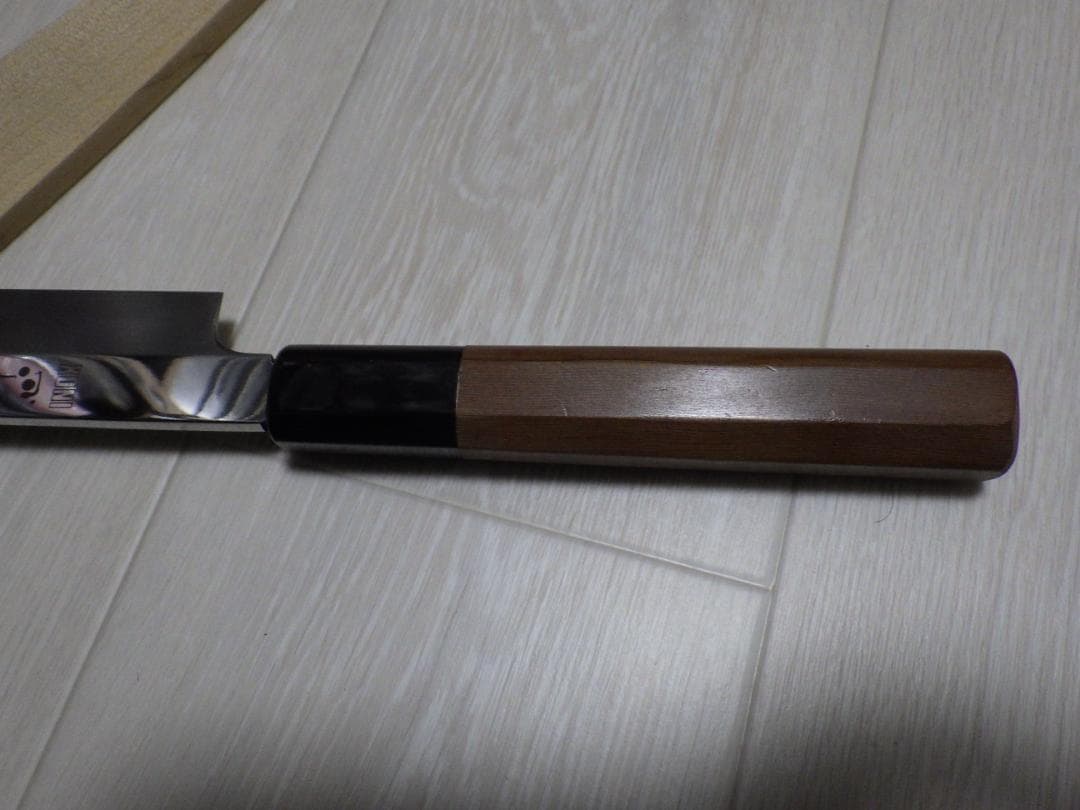 酔心INOX本焼き★柳刃刺身包丁尺寸★六角半丸水牛柄★鞘付属