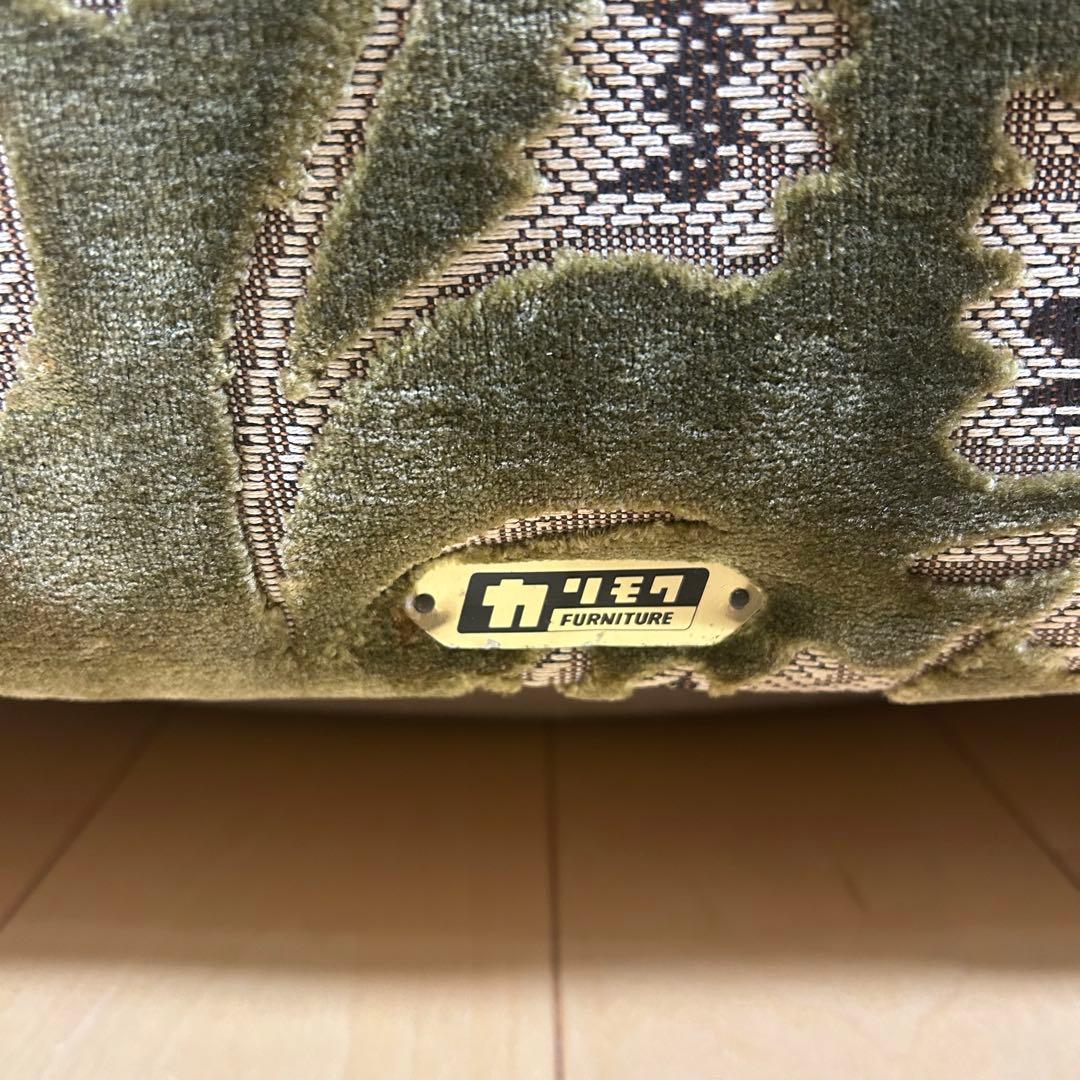 オールドカリモク　金華山　1人ソファ　グリーン　カリモク　karimoku
