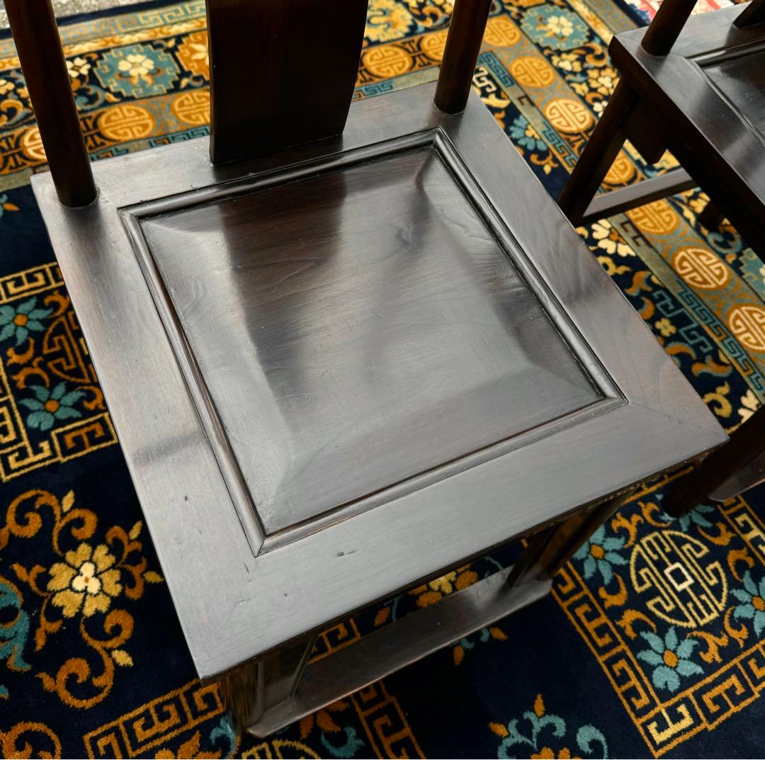 chinoiserie シノワズリ 中国家具 チェア1脚 楡材 Mandarin