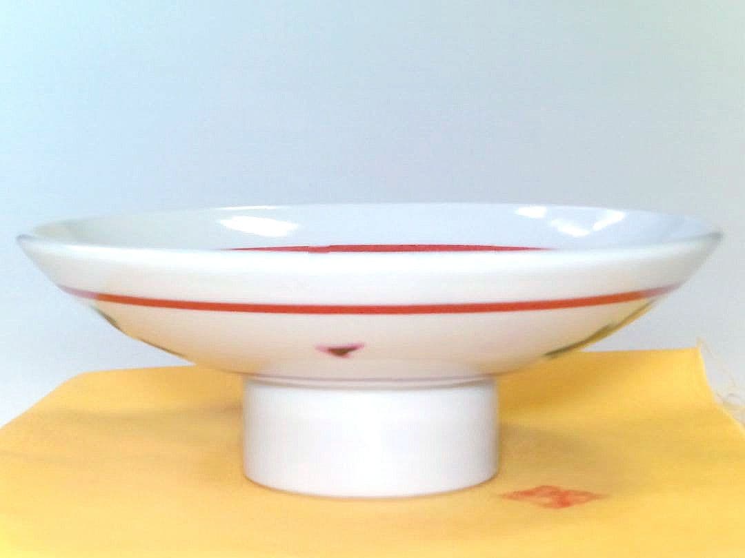 貴重!黄金赤釉 無鉛釉 酒人也●九谷焼 泰山窯 ３代 武腰敏昭:酒器●共箱栞付