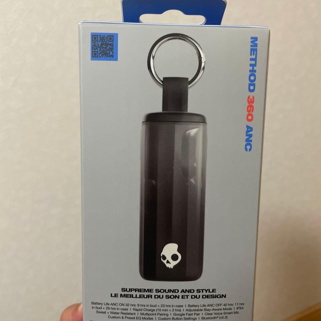 Skullcandy ブラック ワイヤレスイヤホン