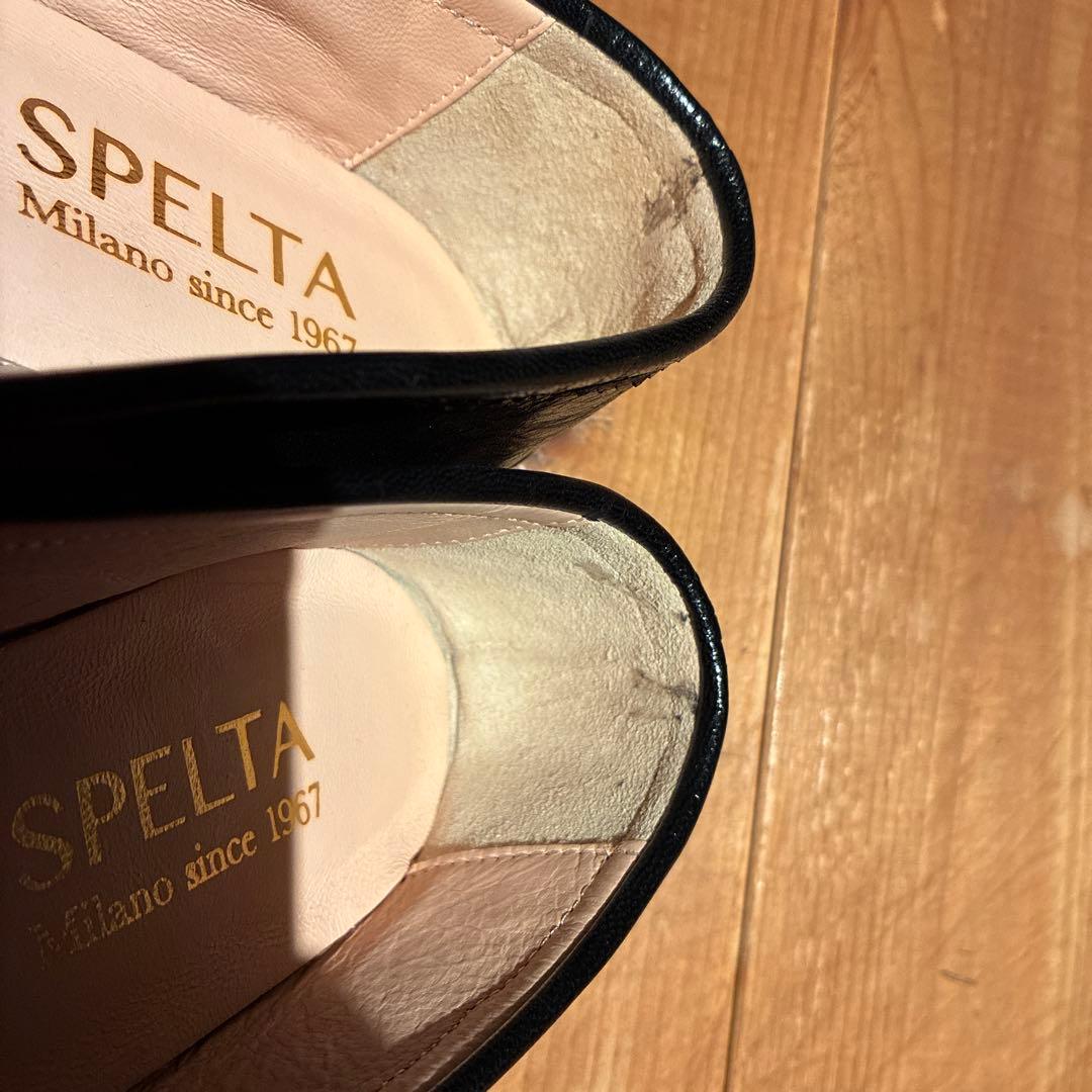 SPLETA バレエシューズ フラットシューズ黒 39