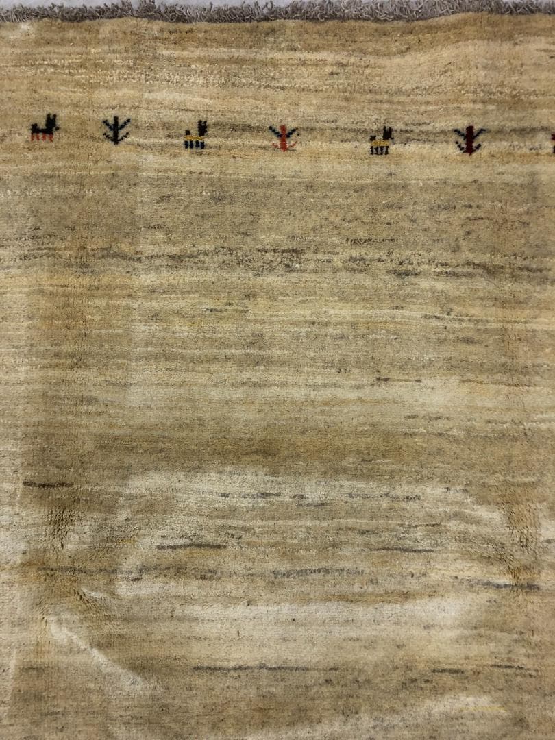 ケンケン様用　ギャベ イラン産 200×292 白 K-27