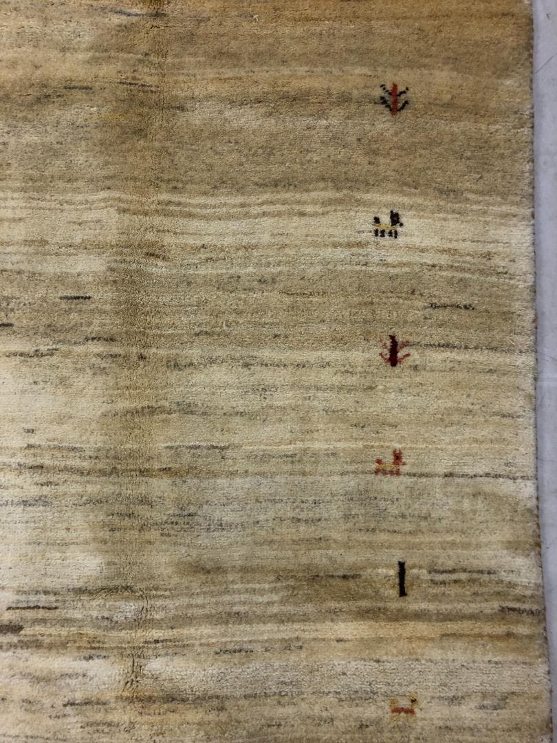 ケンケン様用　ギャベ イラン産 200×292 白 K-27