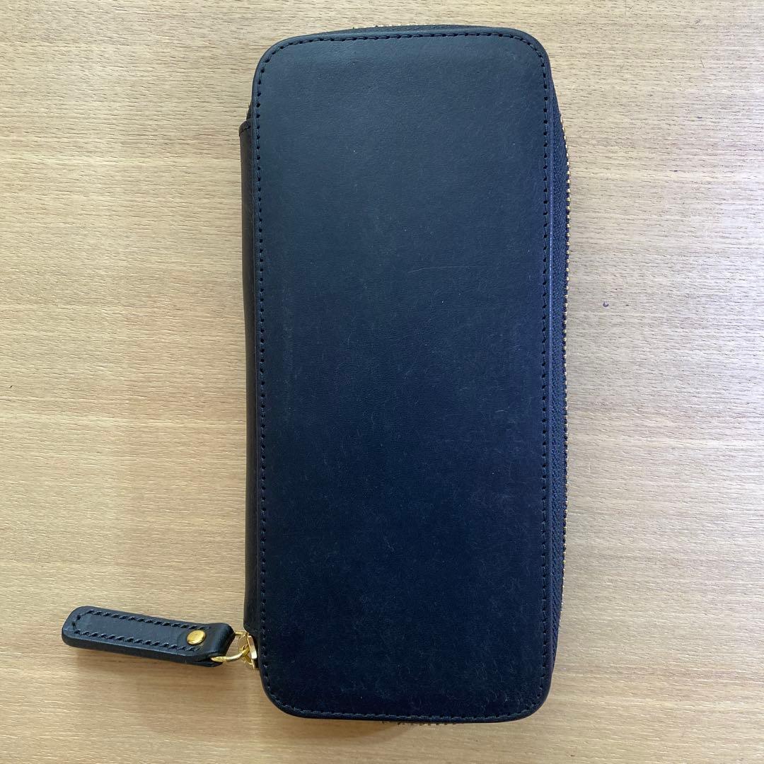 【新品】バハギア　ペンケース プエブロ　ネロ　ラウンドジップ