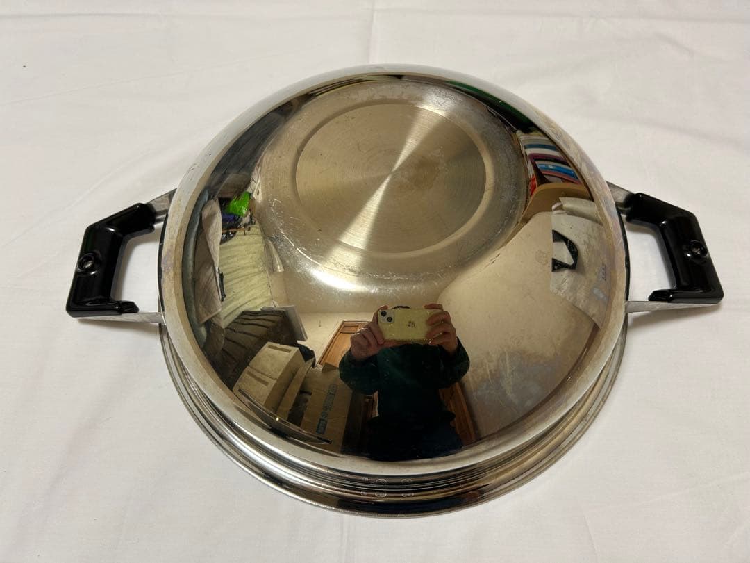 タッパーウェアレインボークッカープレミアムウォック、両手鍋 蒸し器