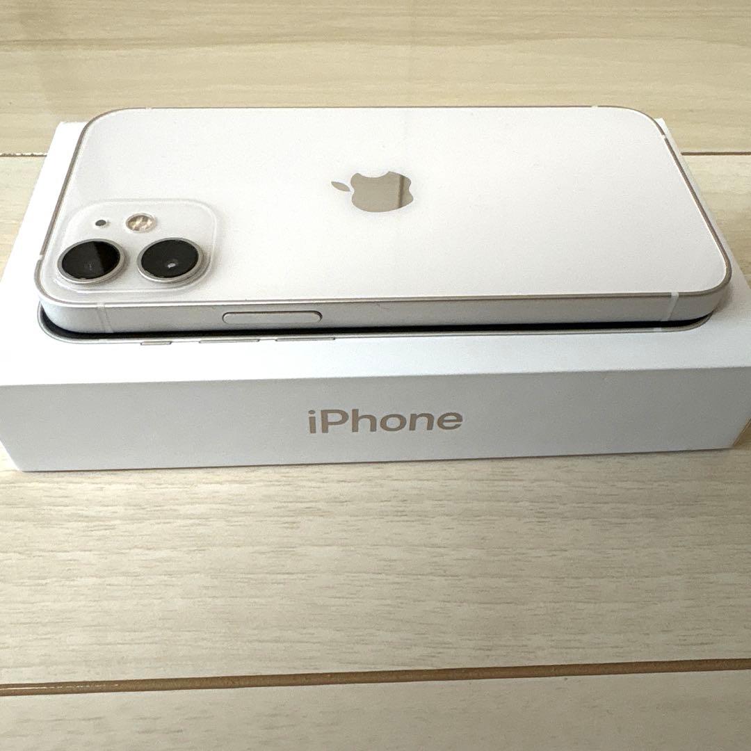 【極美品】iPhone 12 mini ホワイト SIMフリー 128GB