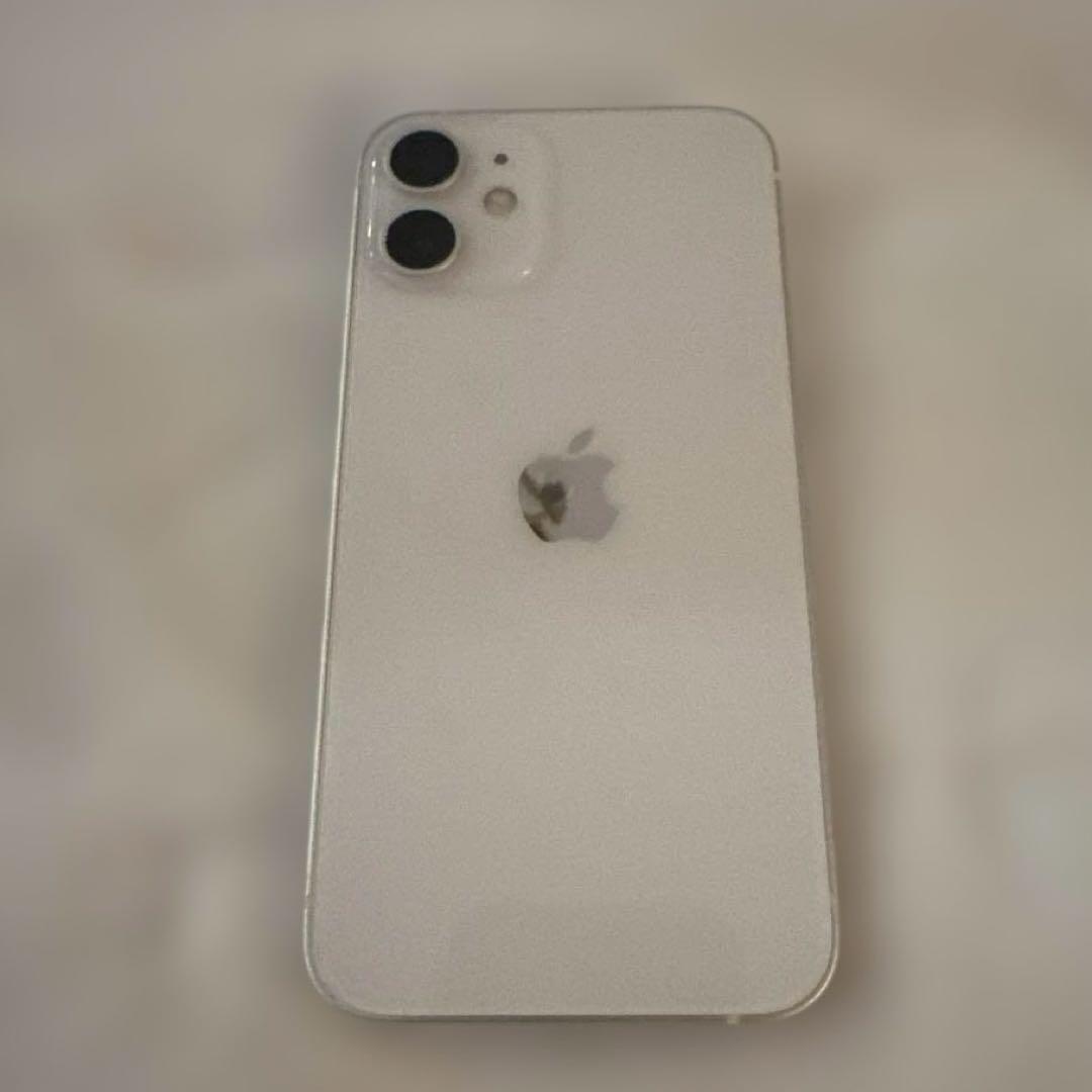 iPhone12mini　白　128GB　Apple純正カバー付