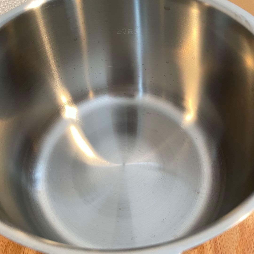 【ミッキーの圧力鍋】5.5L 深型 ガス・IH対応　アサヒ軽金属　説明書付き