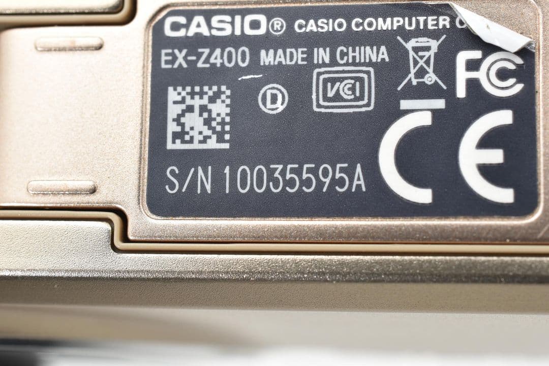 極上美品　CASIO EXILIM EX-Z400 デジカメ 動作確認済