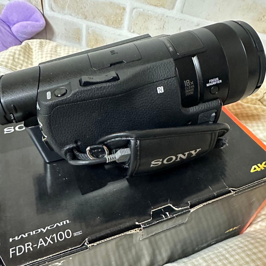 SONY FDR-AX100 4K ビデオカメラ