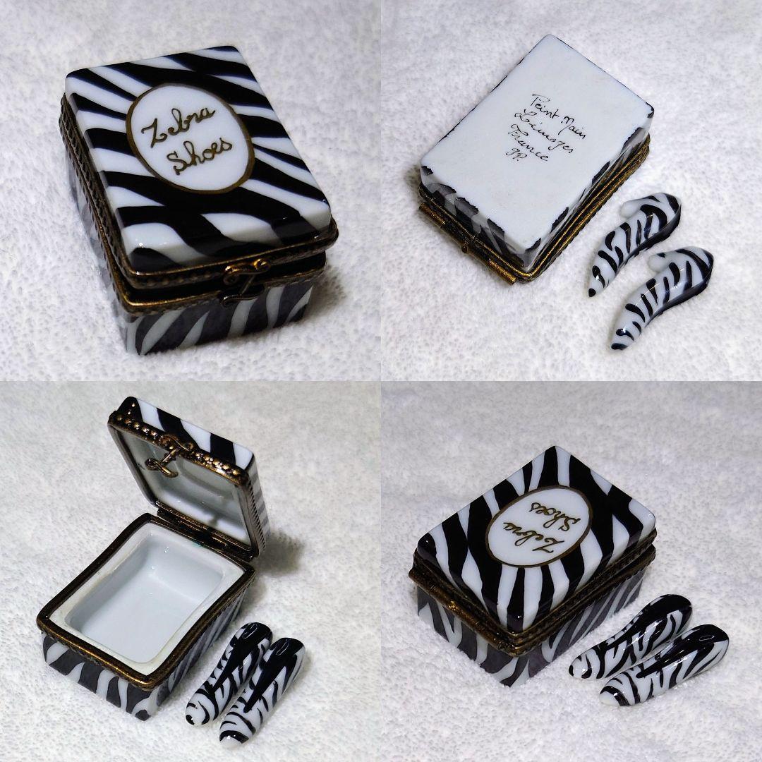 リモージュ　ボックス　３点セット　ミニチュア　小物入れ　置物