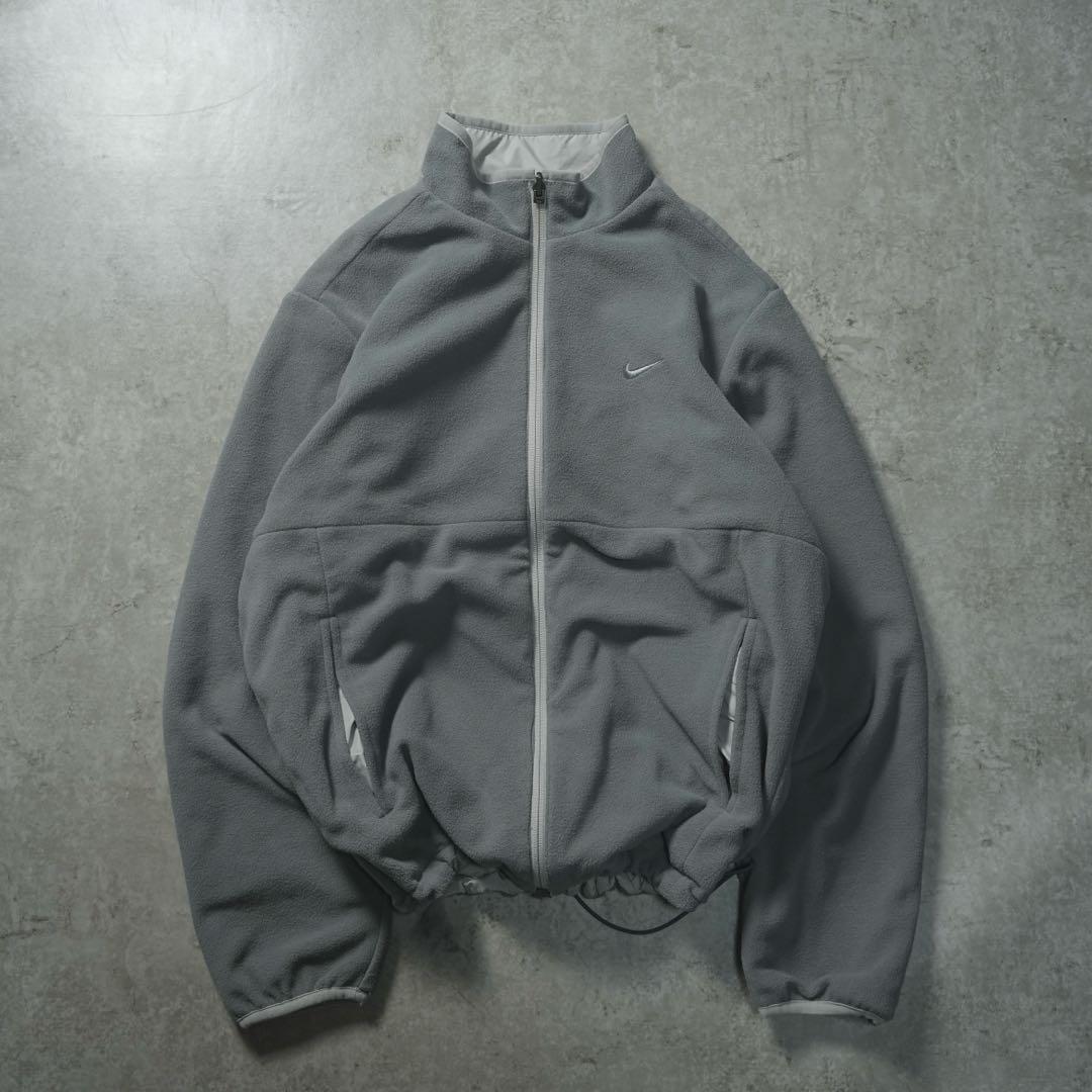 00s y2k NIKE リバーシブル ナイロンジャケット フリース テック短丈
