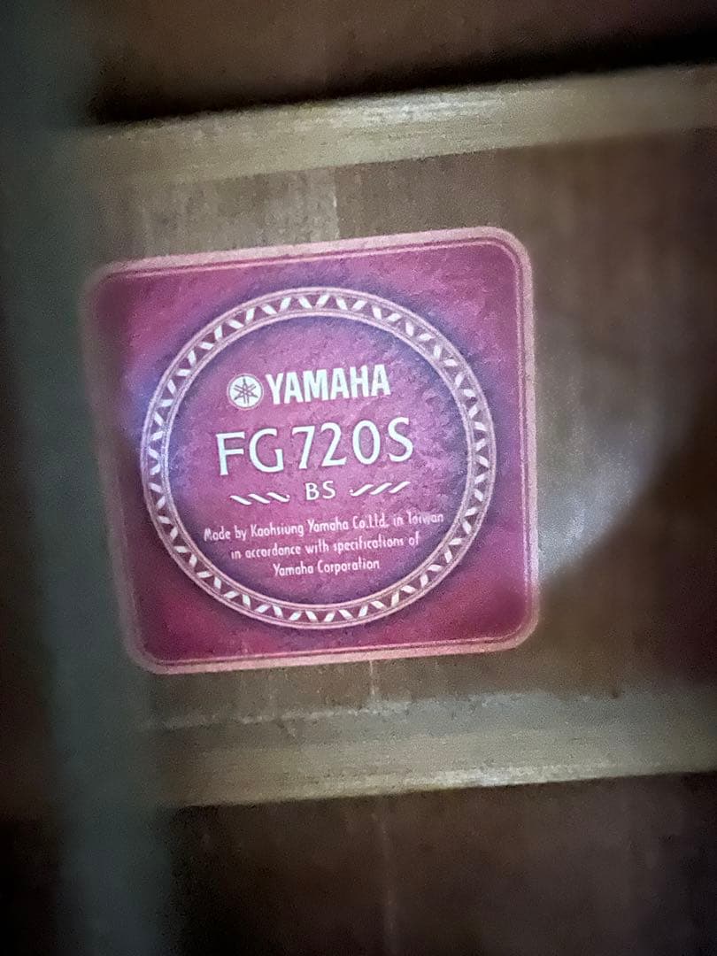 YAMAHA ヤマハ アコースティックギター FG720S BSケース付き現状品