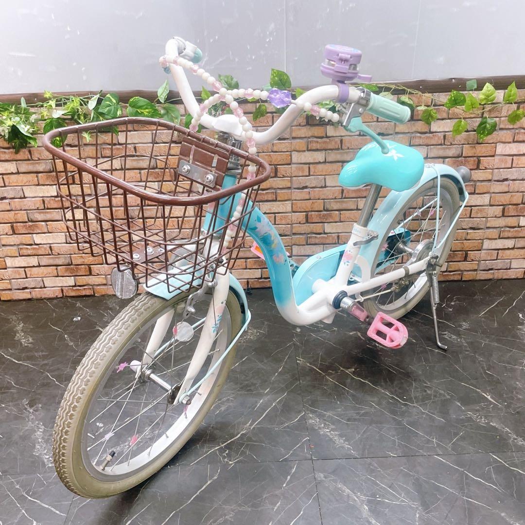 【54】子供用自転車 子供車 ariel グリーン 18インチ シングル