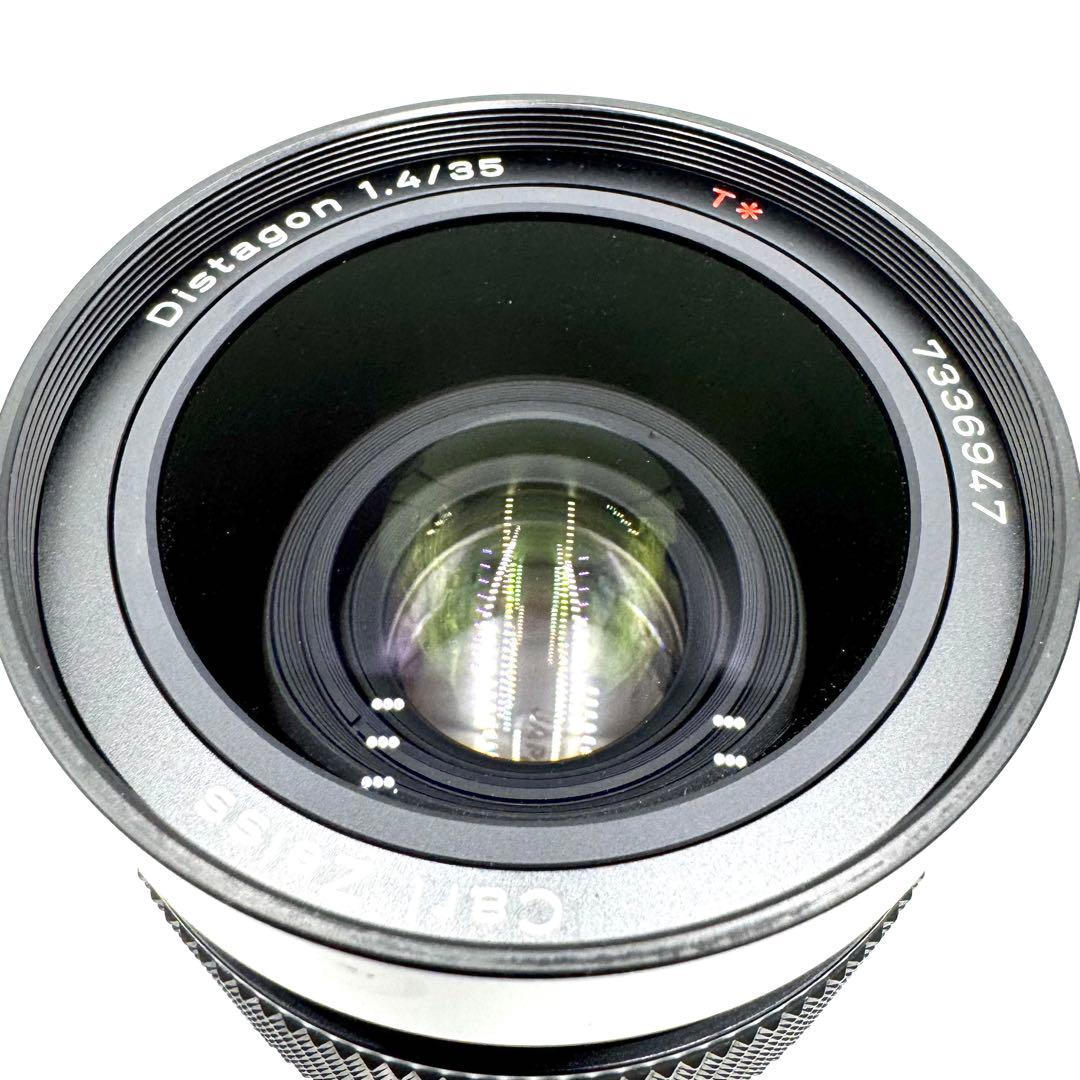 完動品 CONTAX Distagon T* 35mm F1.４ MMJ 単焦点