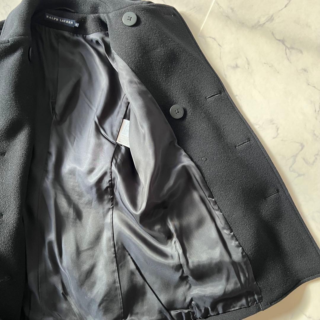 Ralph Lauren ピーコート サイズ9号/M相当 レディース 黒　ダブル