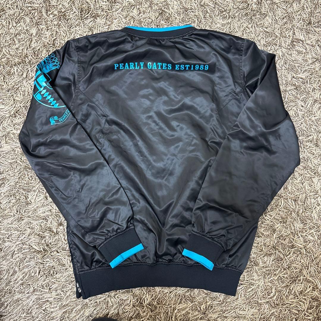 PEARLY GATES ブラック/ターコイズ 長袖スニード/インナー セット4