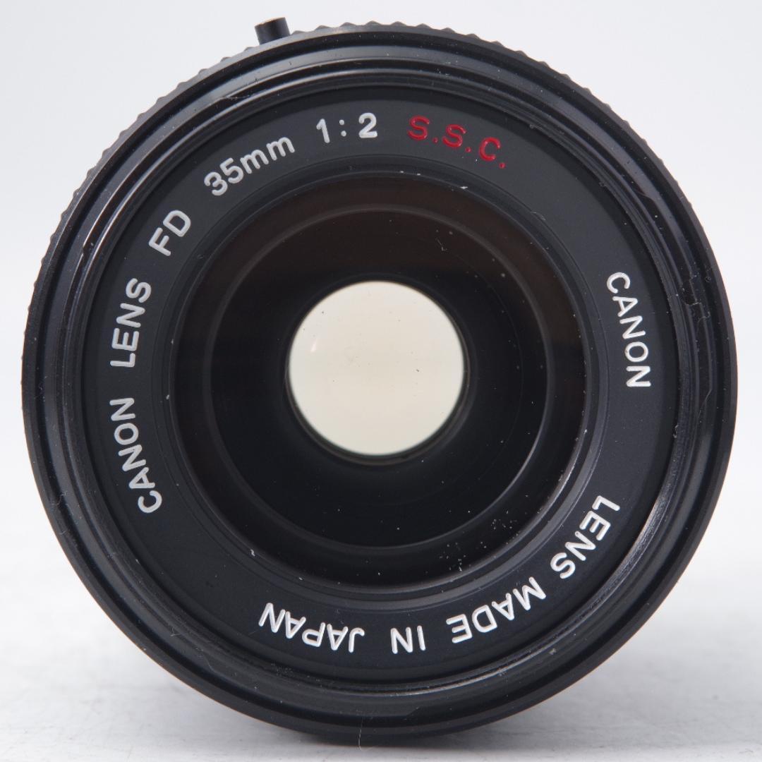 希少 CANON FD 35mm F2 S.S.C. 凹型 ⚪︎マーク トリウム