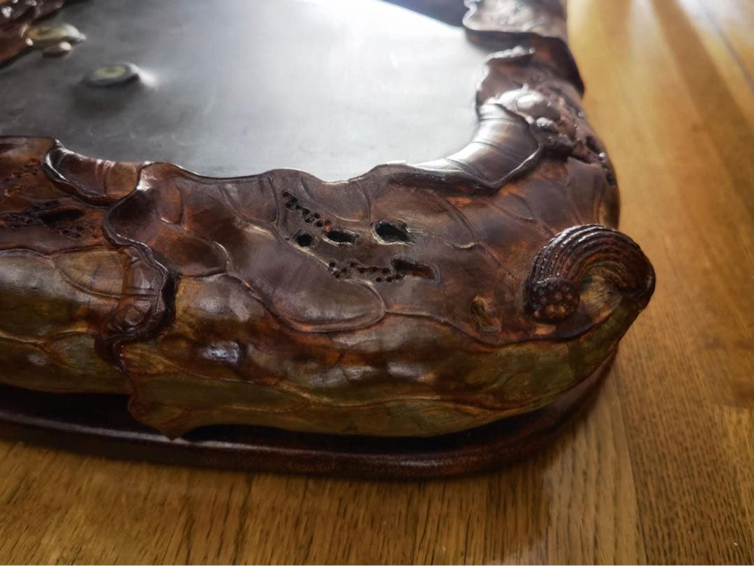 端渓硯　石眼　特大