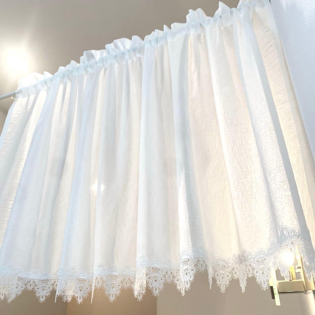カフェカーテン✿❛りのまま❜レース✩.*˚ハンドメイド*:..。♡*゜