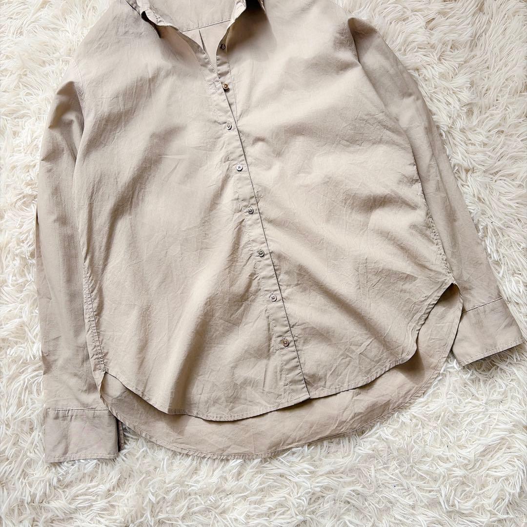 ドゥーズィエムクラス　20SS WASH ウォッシュコットンシャツ　ベージュ