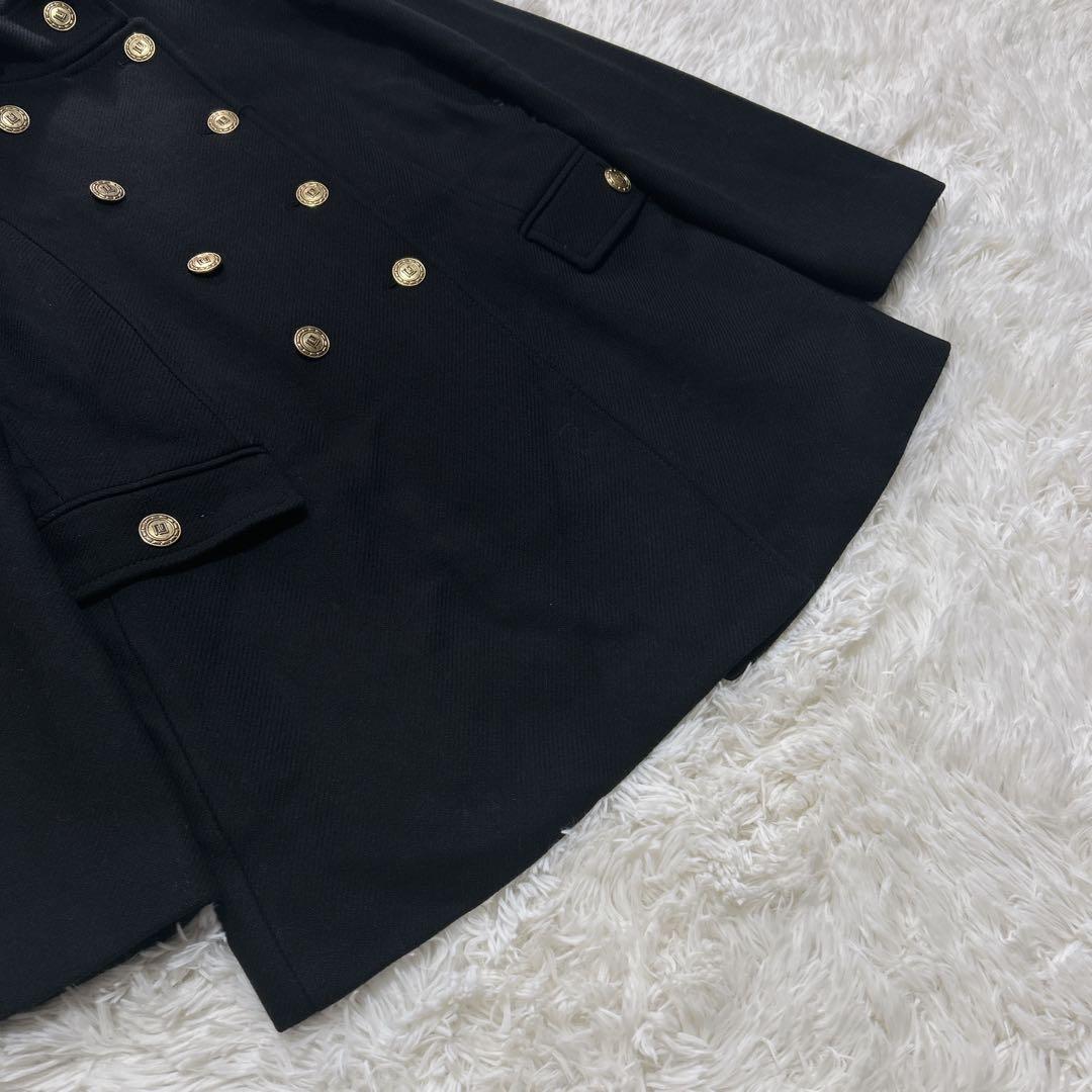 極美品✨ZARA×MANTECO ナポレオンコート 金ボタン ダブル Lサイズ