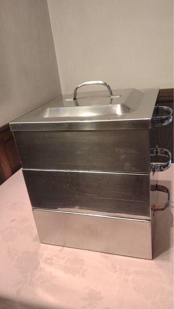 ステンレス 蒸し器 3段 セット
