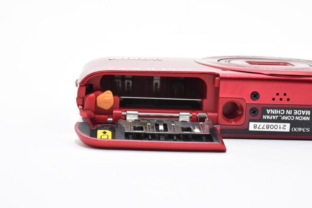 NIKON Coolpix S3400コンパクトデジタルカメラ　レッド#031