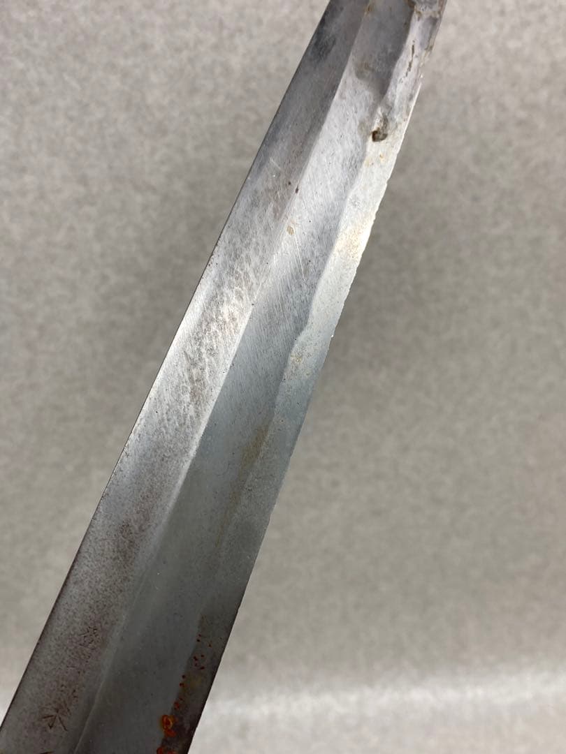 築正本 フグ引き包丁 研ぎ済 水牛柄 刺身包丁 ふぐ引き 全長約41cm