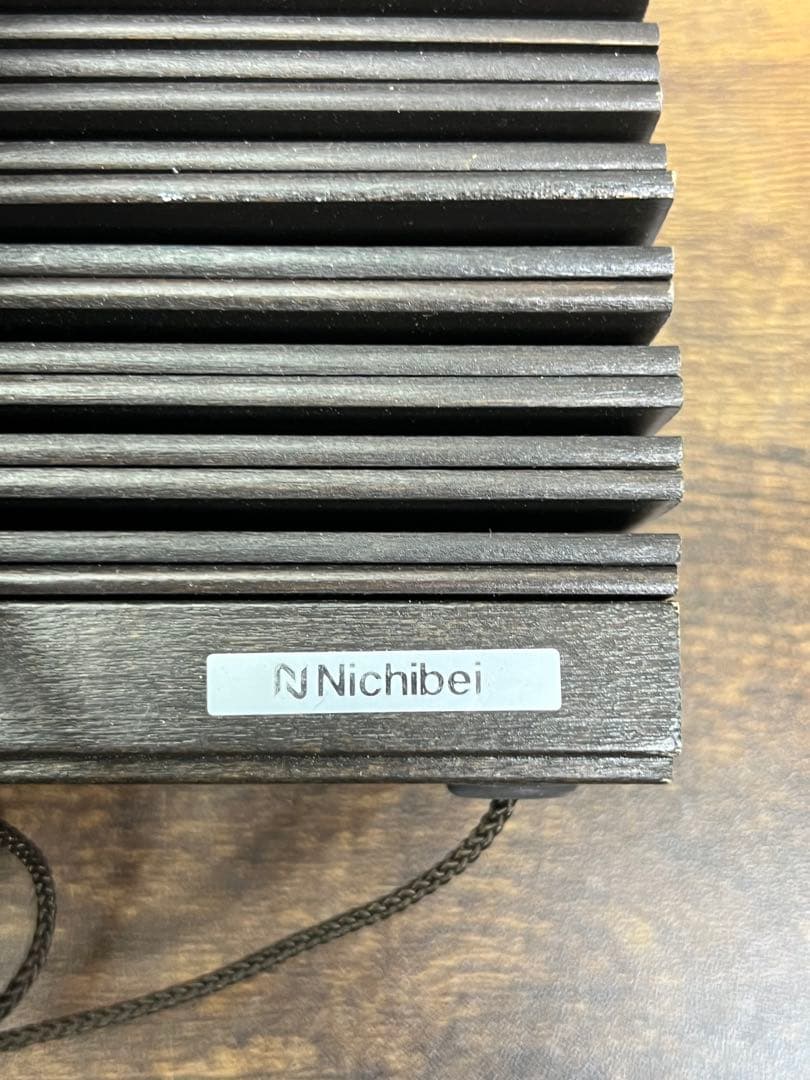 ニチベイ ウッドタイプ ブラインド 380mm x 1.370mm 2点セット