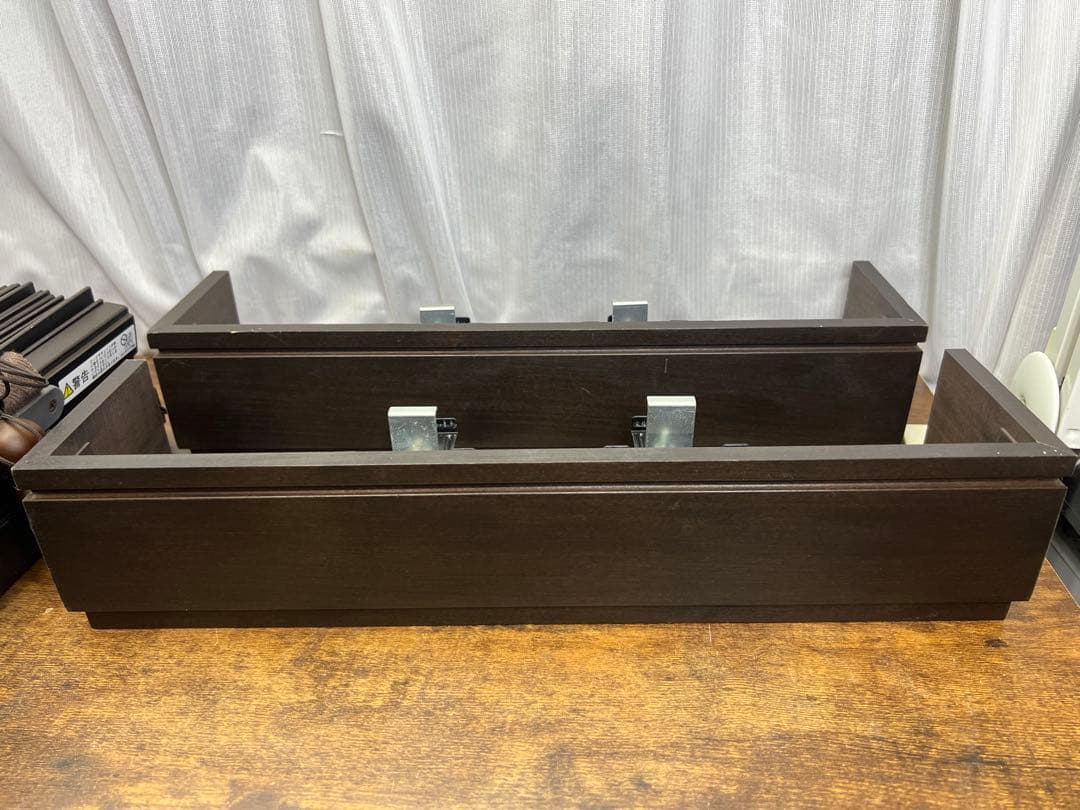 ニチベイ ウッドタイプ ブラインド 380mm x 1.370mm 2点セット