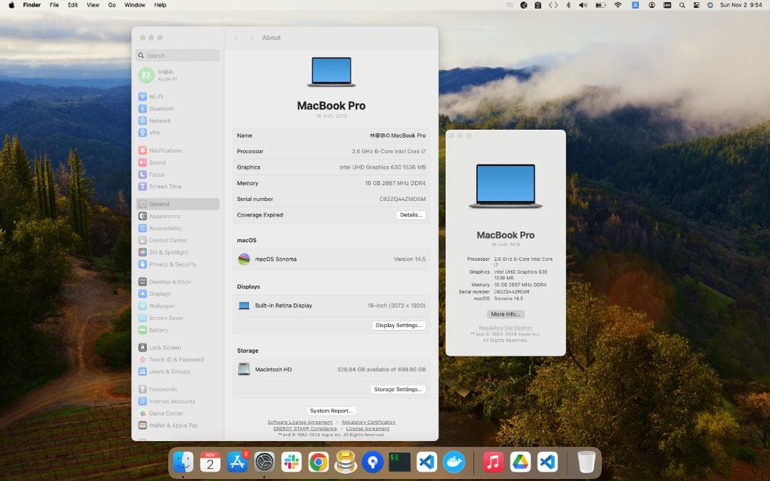 macbook pro 2019 16インチ i7