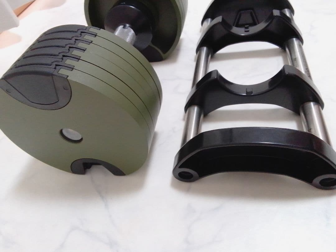 2個セット NUO BELL フレックスベル 20kg グリーン ダンベル ①