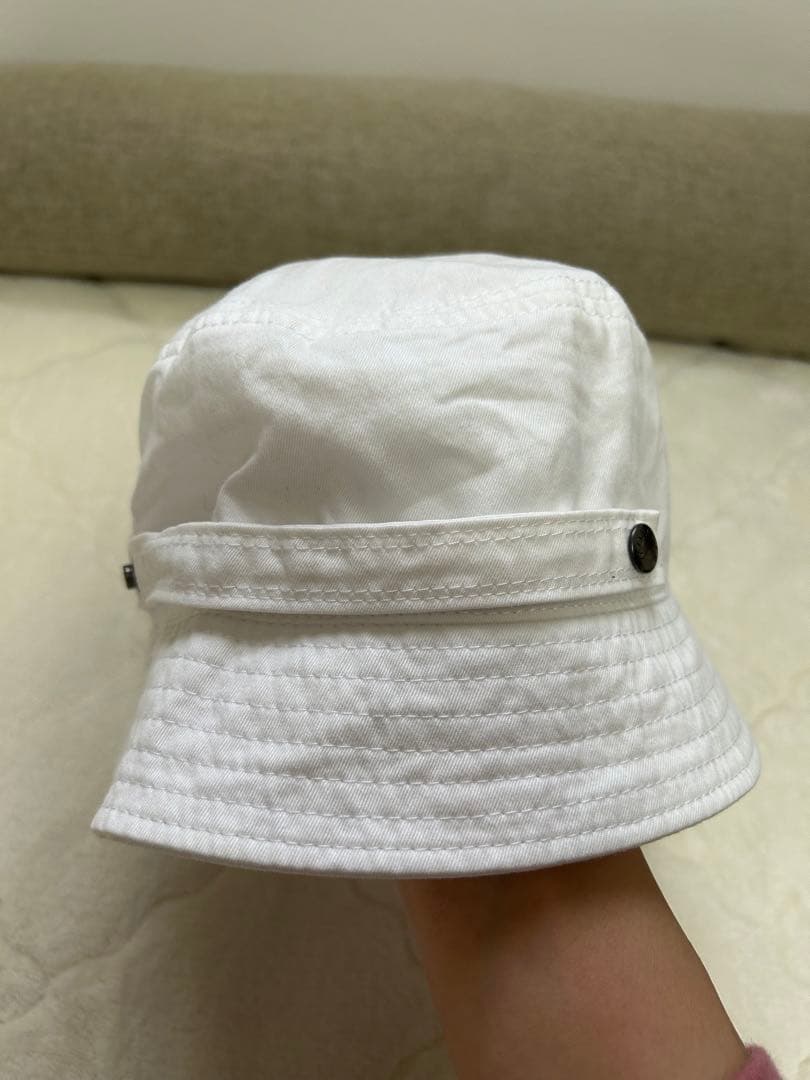 MONCLER ホワイト バケットハット M