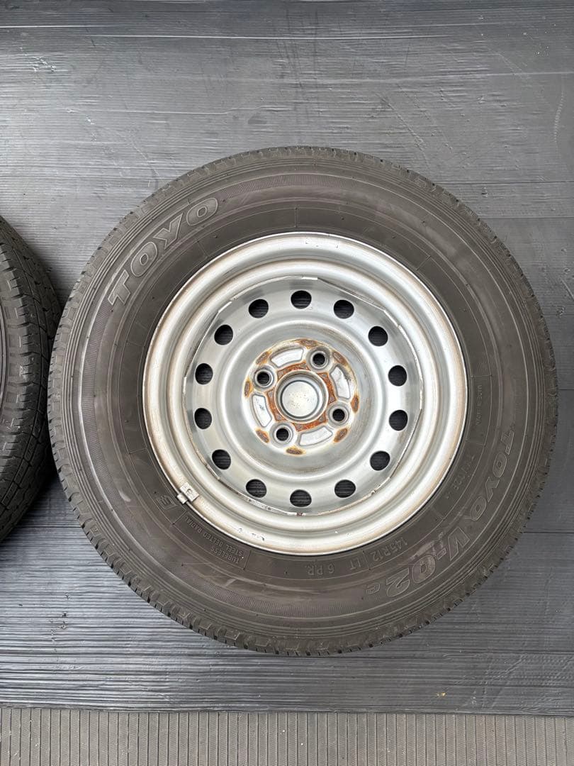 軽バン軽トラ ジャンク ミニキャブTOYO 145R12 6PR ２本送料込み⛰️