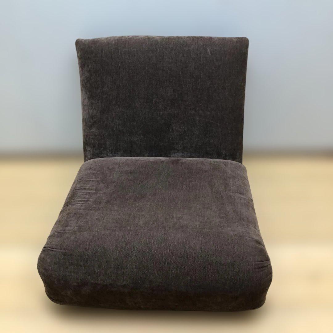 送料無料 ブラウン 座椅子 ソファベッド リクライニング　250811-4