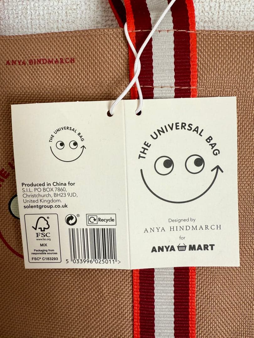 ロンドン限定　アニヤハインドマーチ　ミニユニバーサルバッグ①